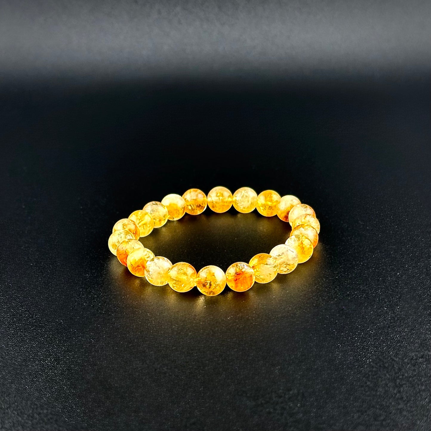 Amber Honey Cloud- Stretchable Beads 8MM beads