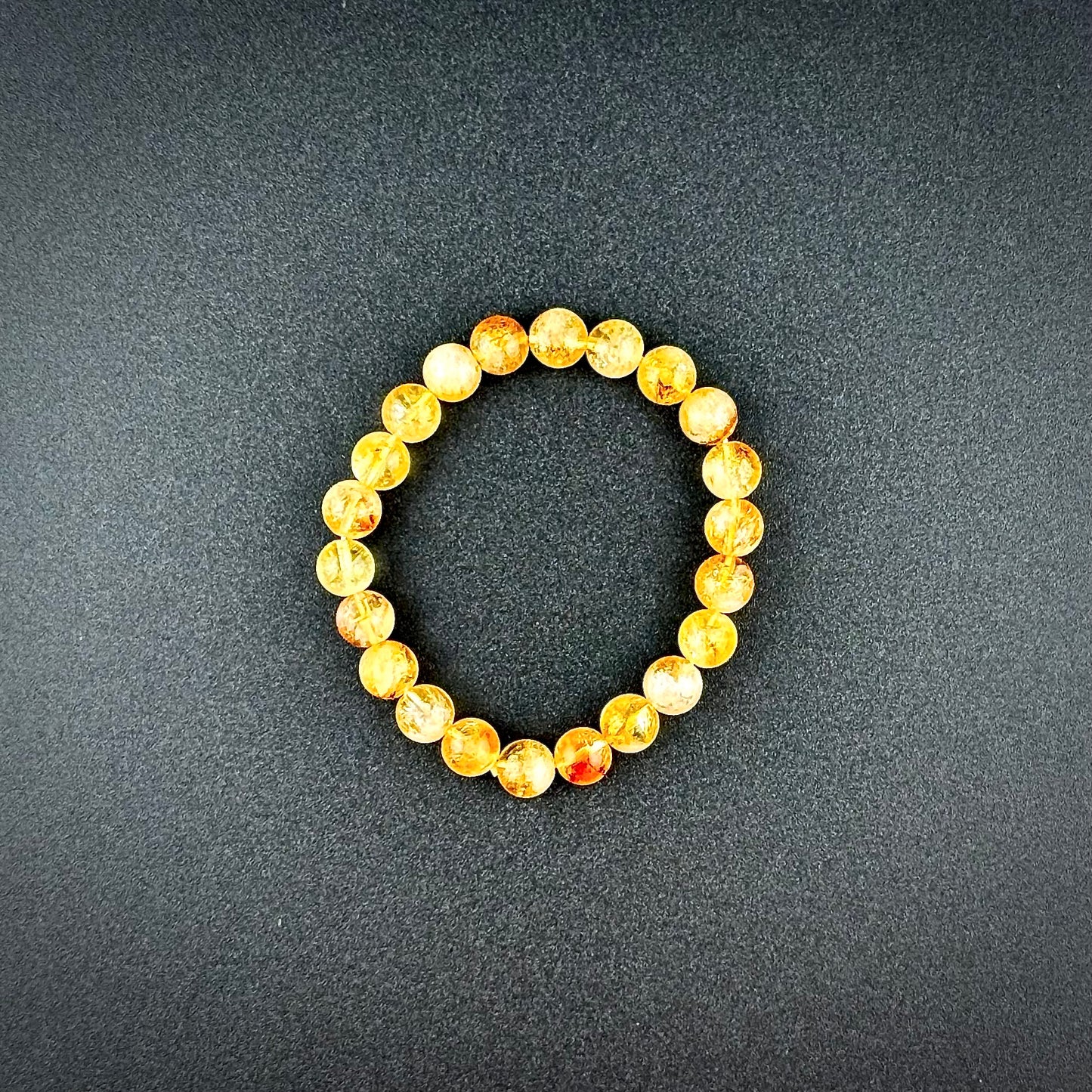 Amber Honey Cloud- Stretchable Beads 8MM beads