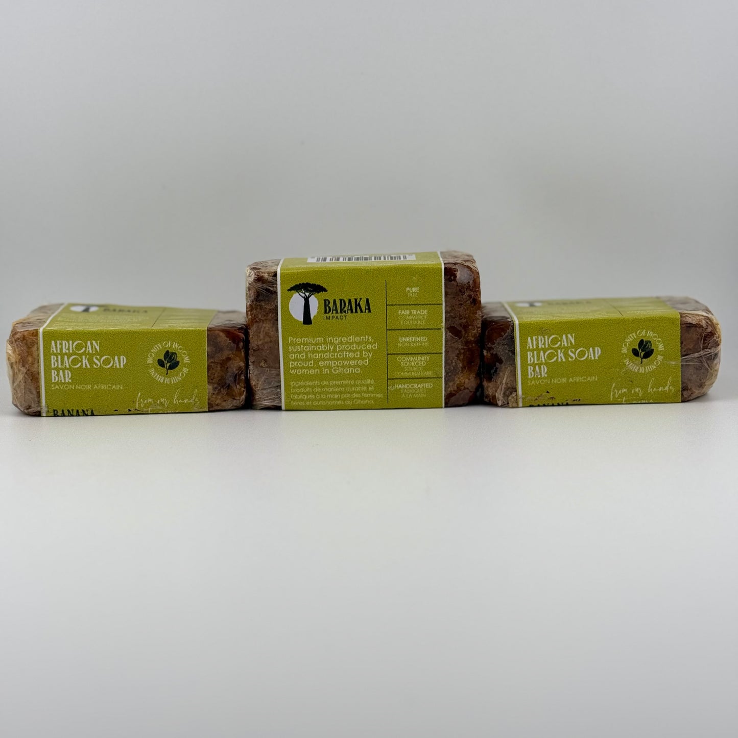 Black Soap with Shea Butter, Banana, and Nourishing Oils