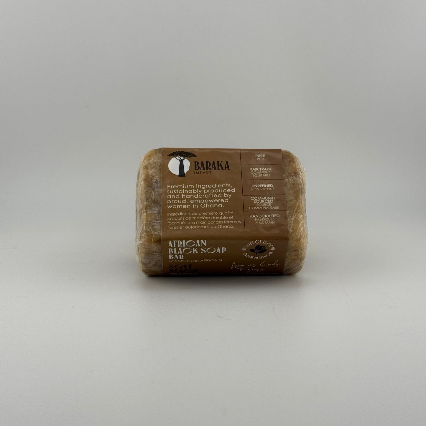 Soft Black Soap with Shea Butter and Nutrient-Rich Oils