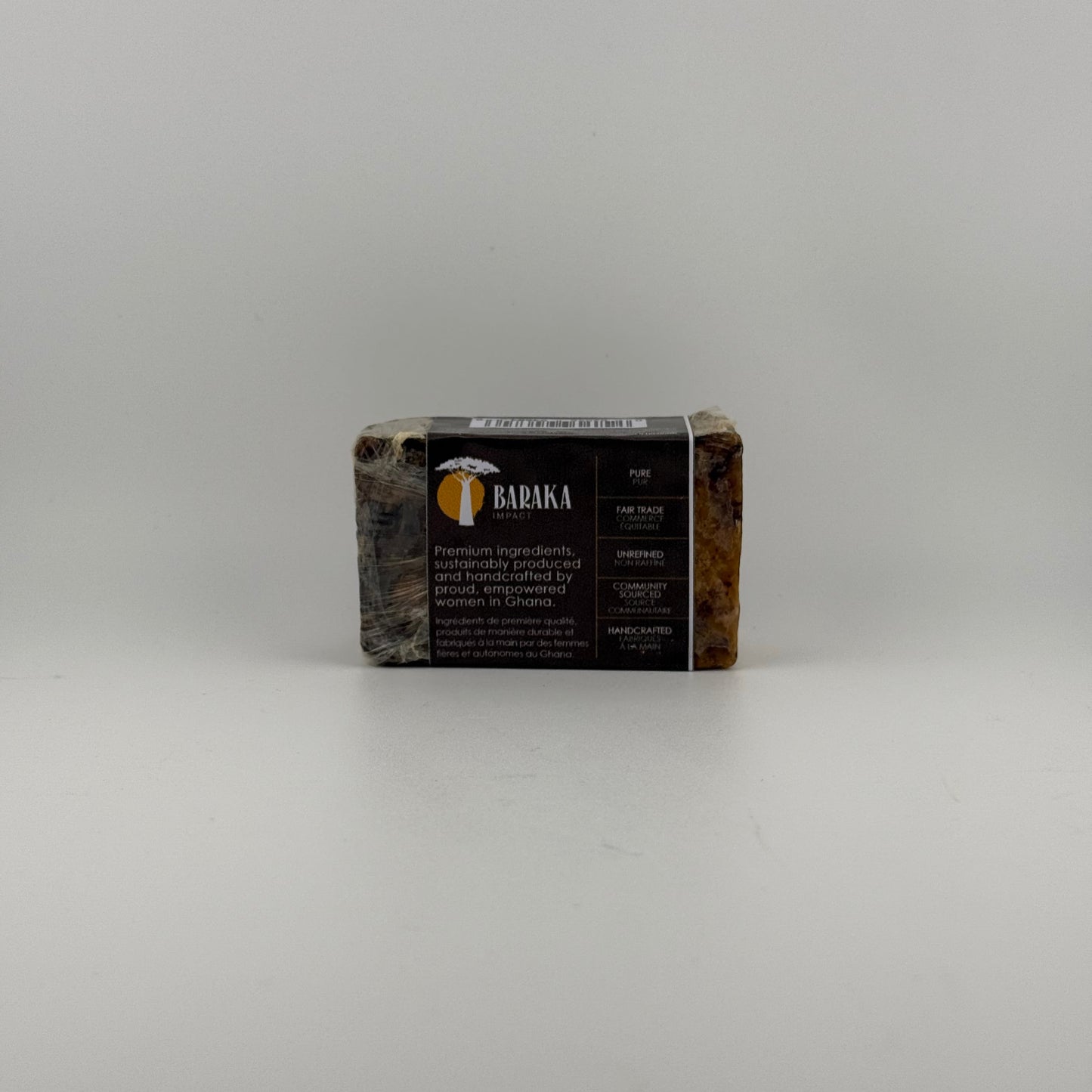 Original Crumble Bar Black Soap