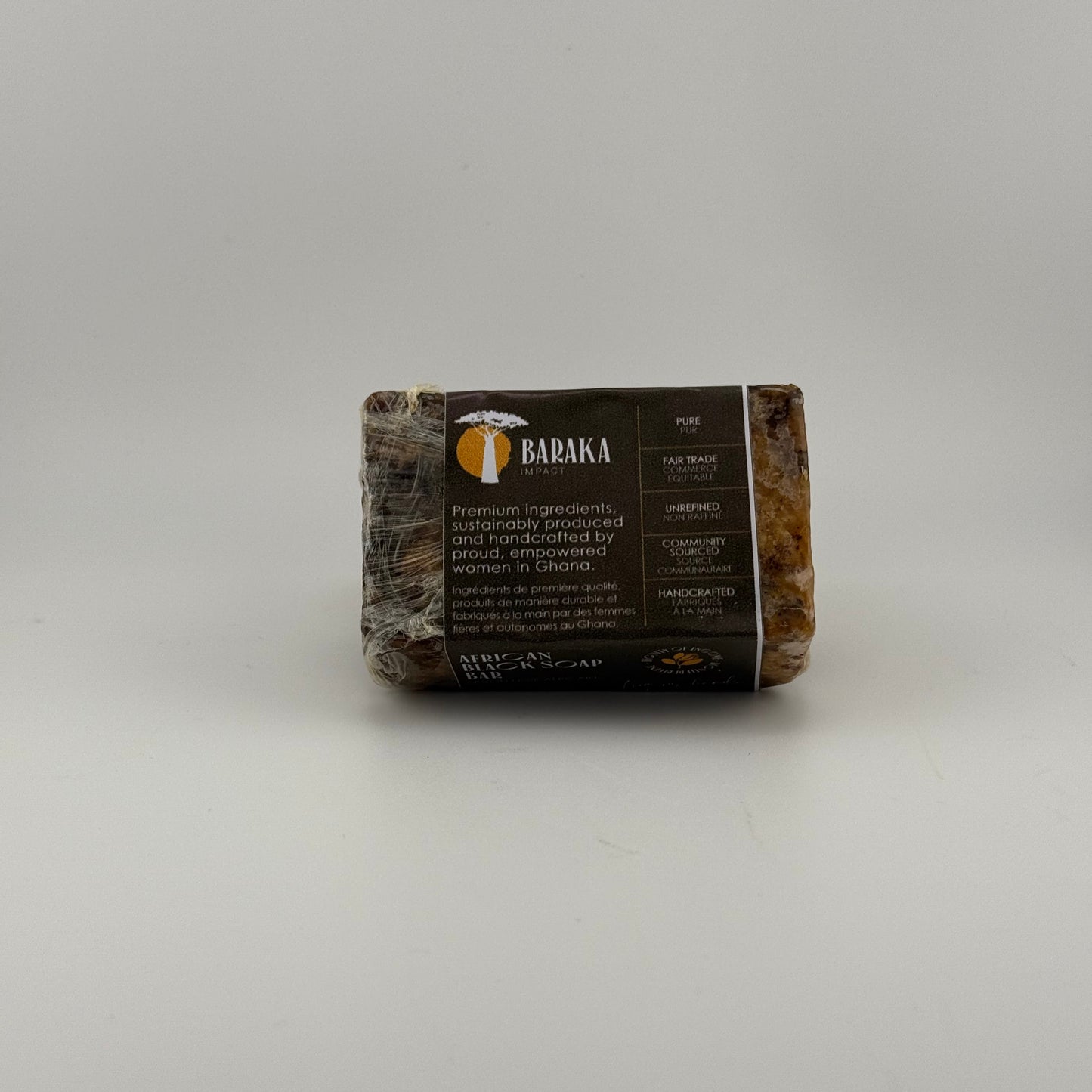Original Crumble Bar Black Soap