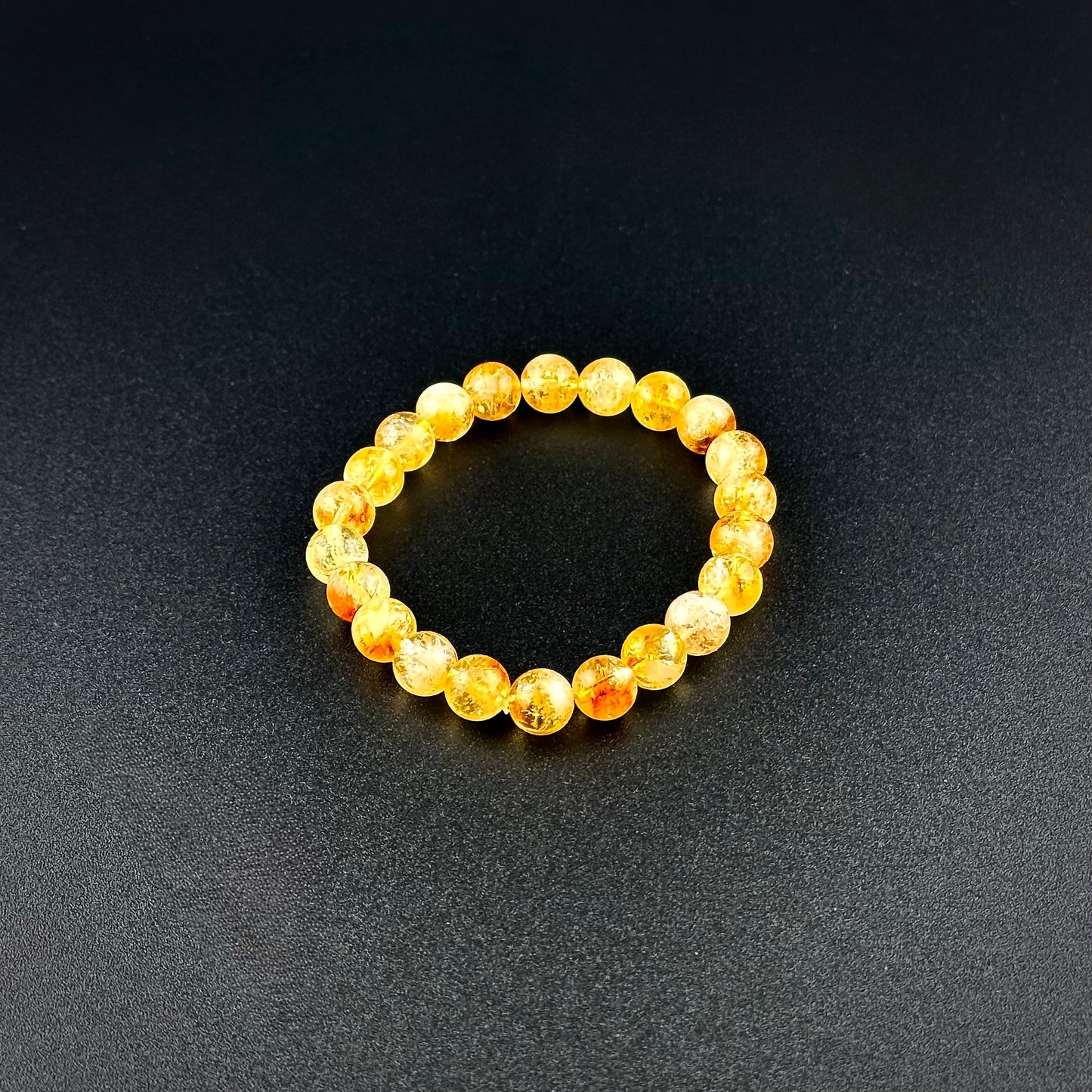 Amber Honey Cloud- Stretchable Beads 8MM beads