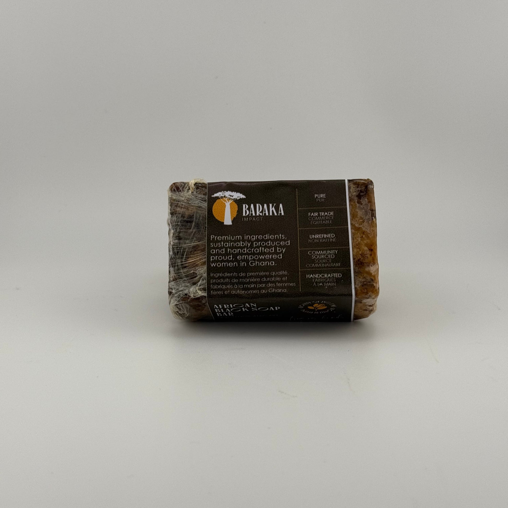 Original Crumble Bar Black Soap