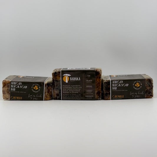 Original Crumble Bar Black Soap